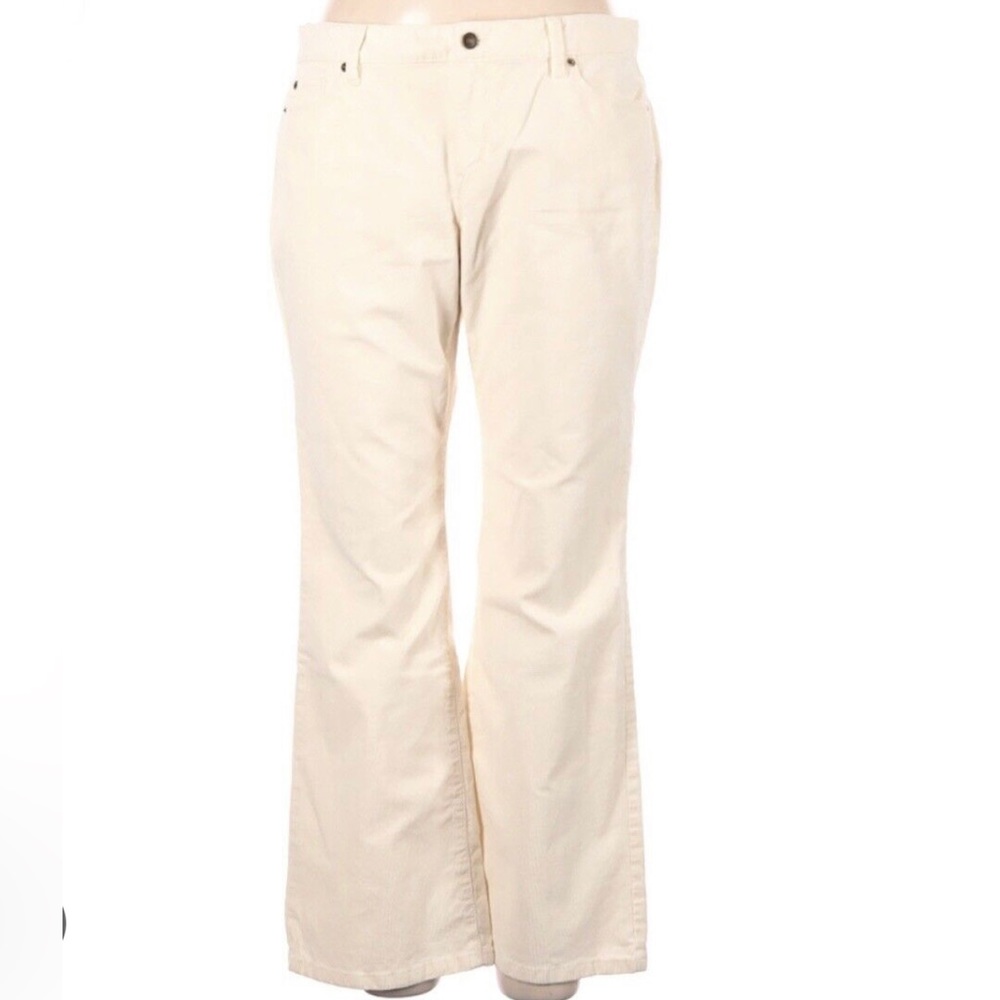 LOFT Curvy Boot Corduroy Wide Leg Pants